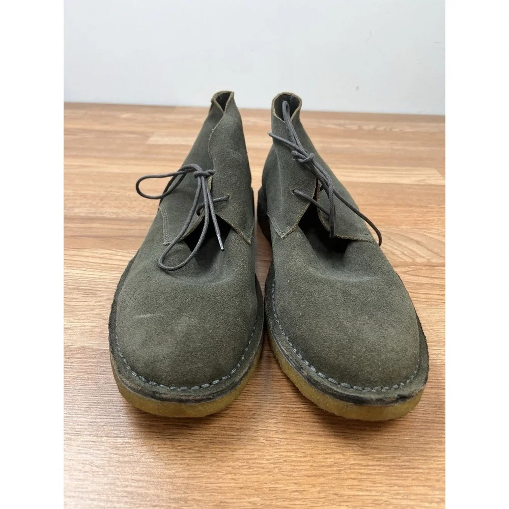 Banana Republic Brendt Chukka Boots Olive Green‎ Men's Size 10.5